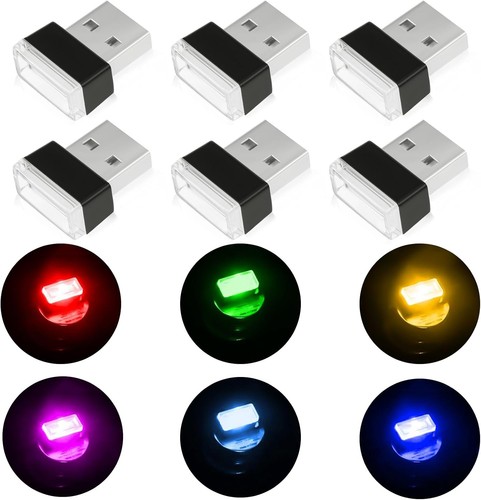 Auto usb beleuchtung 6er set - auto,