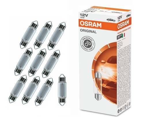 10x osram c10w 36mm - 10x,