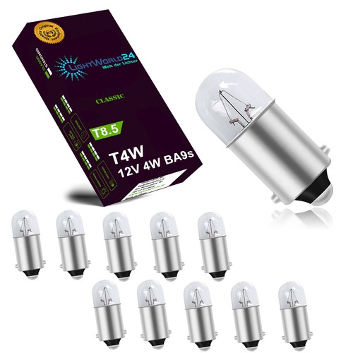 10x t4w ba9s standlicht - ba9s,